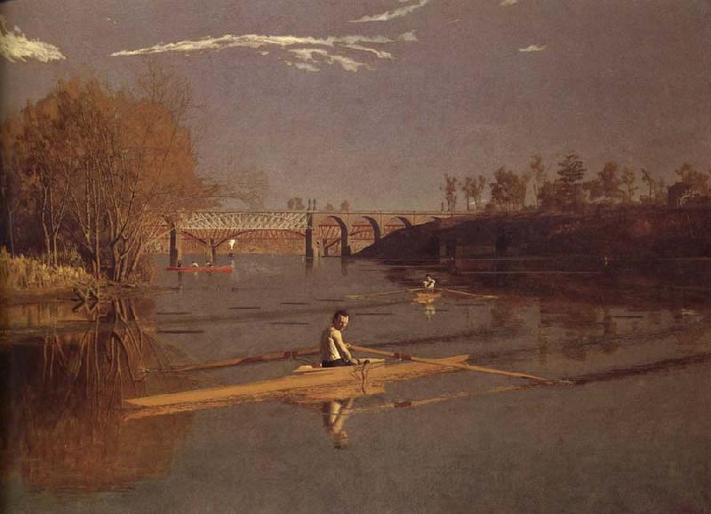 Thomas Eakins Max Schmitt a l'aviron